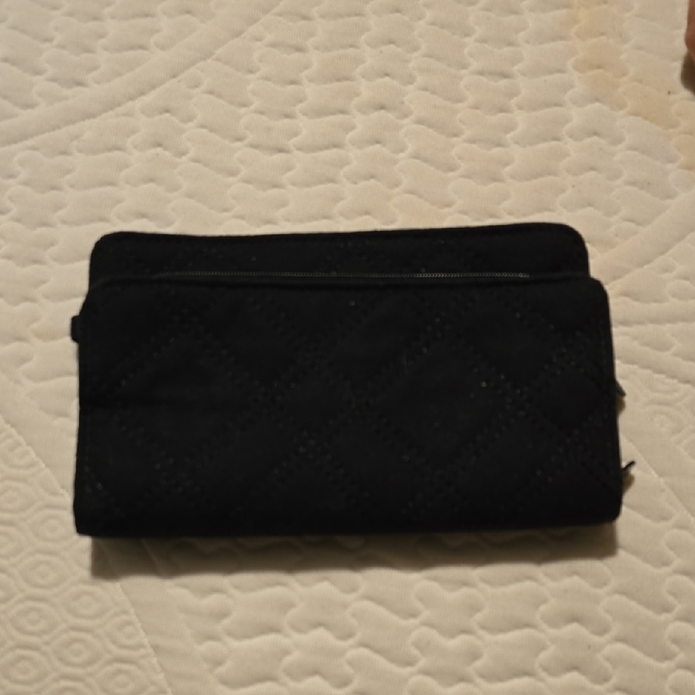 Elegant Black 31 Quilted Women's Clutch